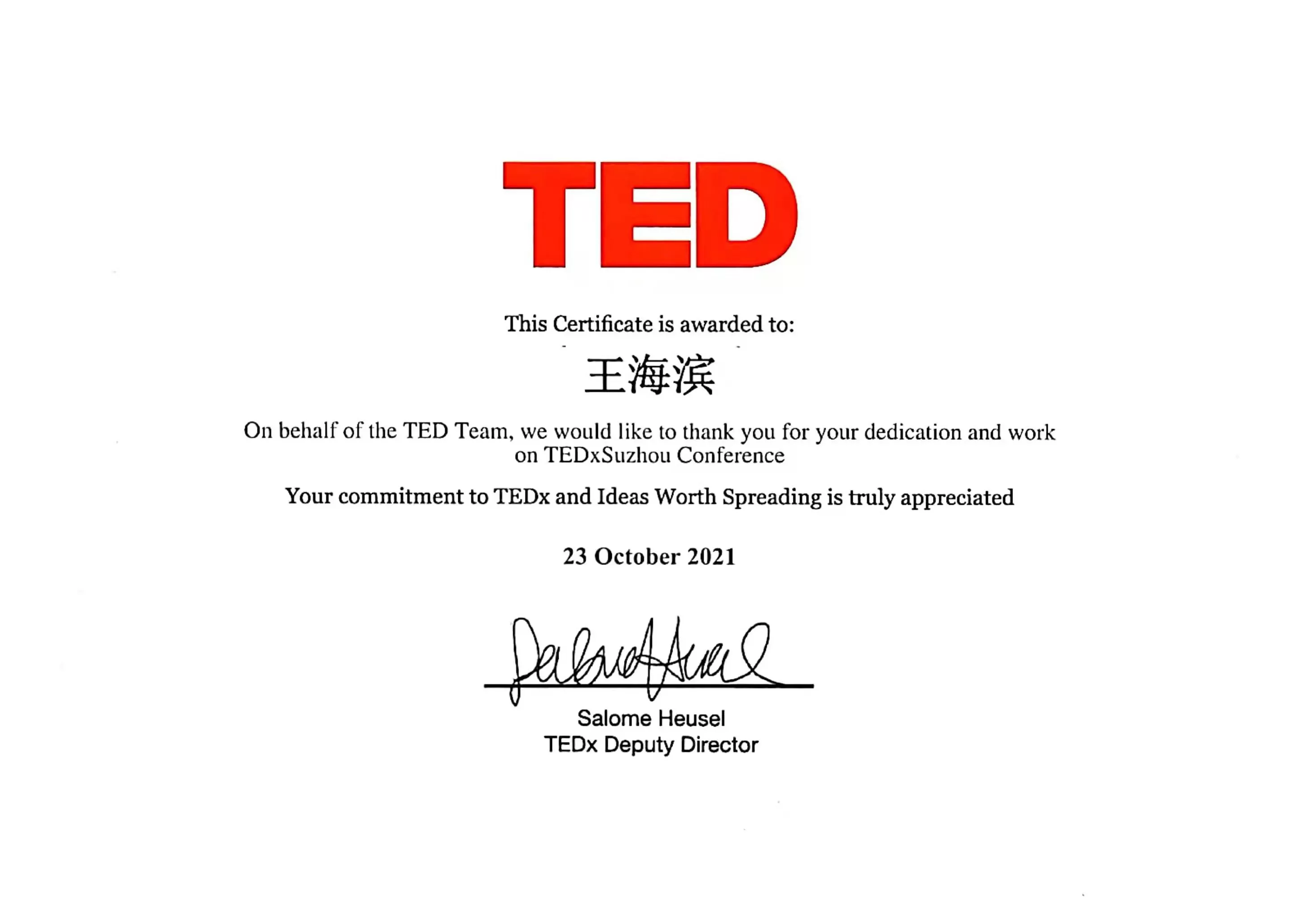 2021王海滨TED