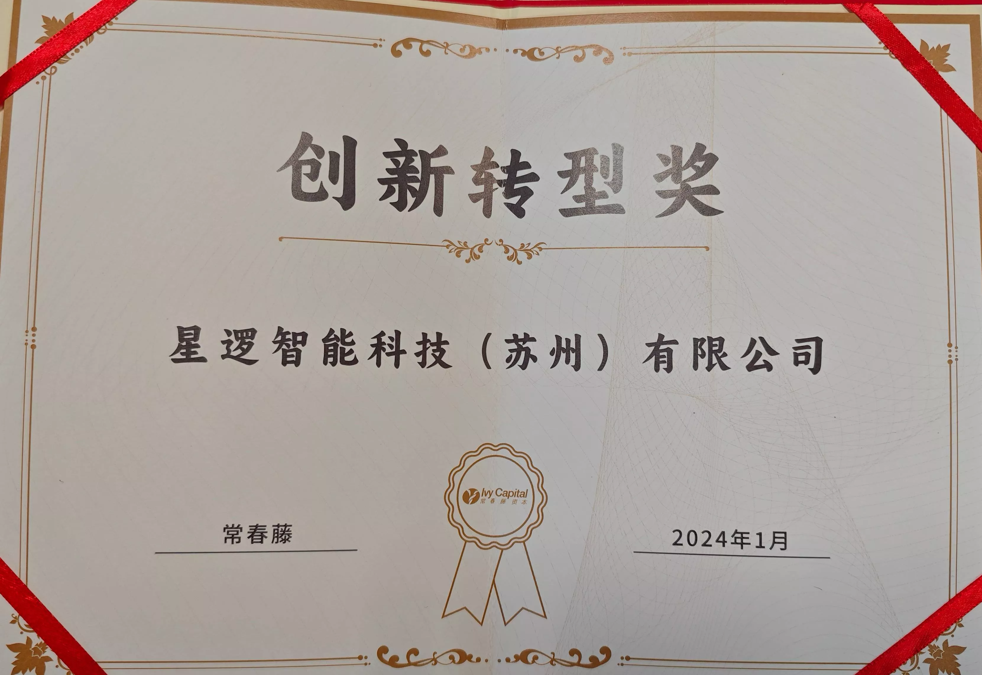 2024常春藤创新转型奖