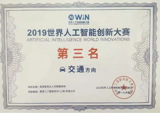 2019世界人工智能创新大赛（交通方向）